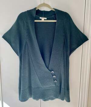 Coldwater Creek Forest Green Sweater Vest Size 2X